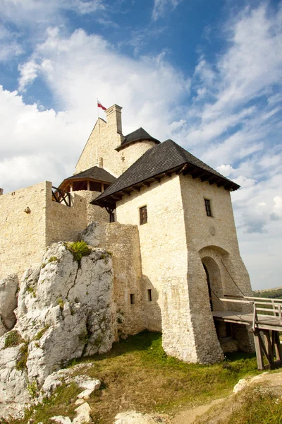 Castillo Bobolice. Polnad, Silesia . —  Fotos de Stock