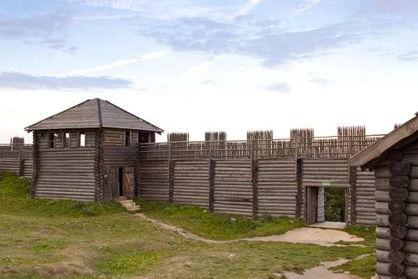 Nederzetting op birow berg. — Stockfoto