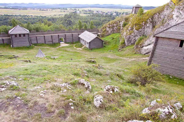 Birow Mountain - alte Siedlung. — Stockfoto