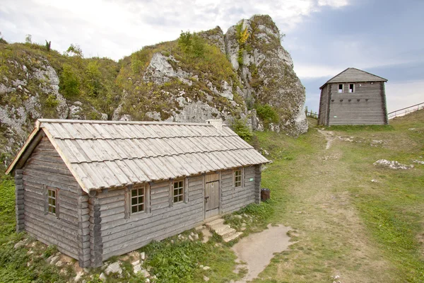 Oude nederzetting op birow berg. — Stockfoto