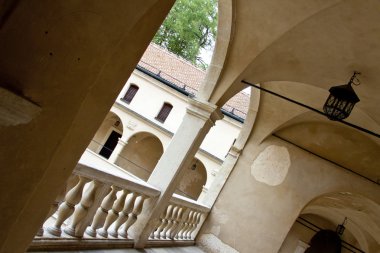 pieskowa skala palace - balkon.
