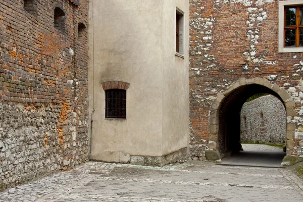 Porten till benediktinerklostret - tyniec, Polen. — ストック写真