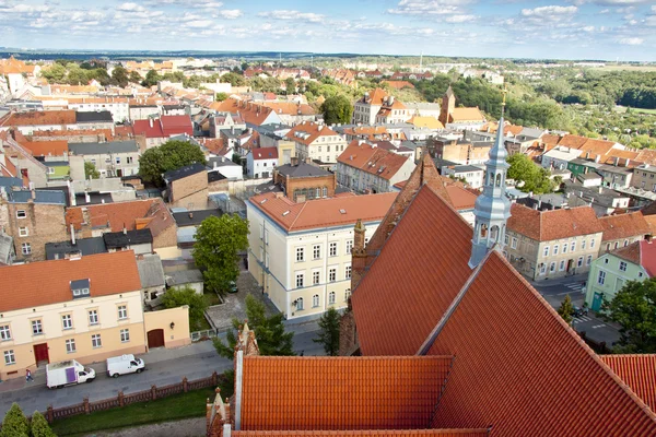 Chelmno old town - aerial view. — Stock Photo, Image