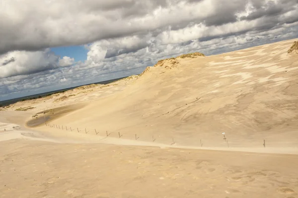 Polska sanddyner - leba, national park. — Stockfoto