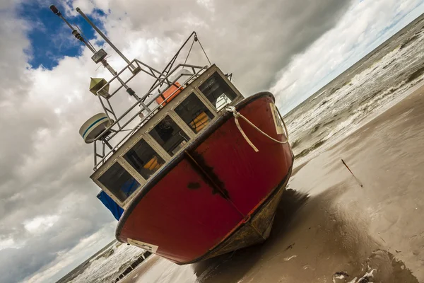 Fishing boat - Rewal Poland. — Stock Photo, Image