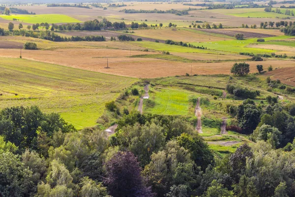 Vista aérea sobre o rural — Fotografia de Stock