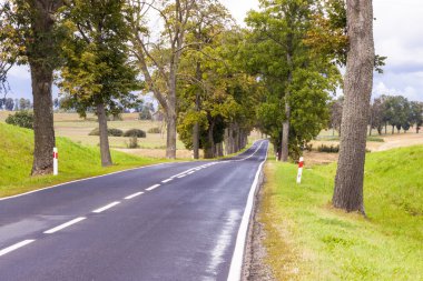 kırsal rota - Polonya.