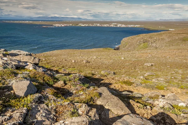 Vista sobre Stakksfjordur - Islândia — Fotografia de Stock