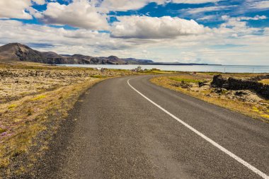Boş yol grindavik - İzlanda