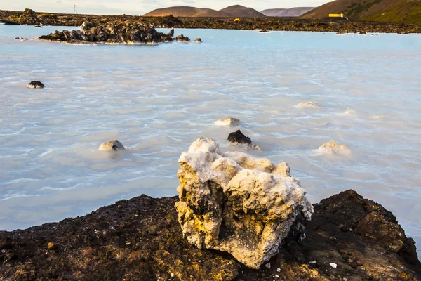Agua volcánica - Laguna Azul, Islandia — Foto de Stock