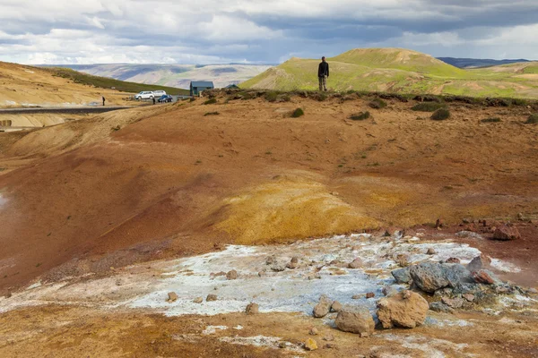 Kolorowy widok - Islandia. — Zdjęcie stockowe