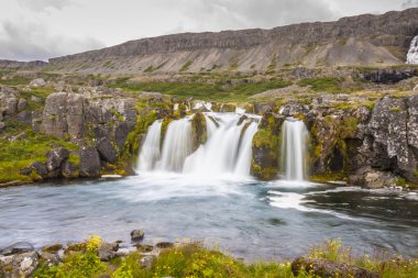 dynjandi şelale - İzlanda.