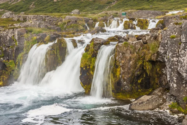 Detalle de la cascada de Dynjandi - Islandia . — Foto de Stock