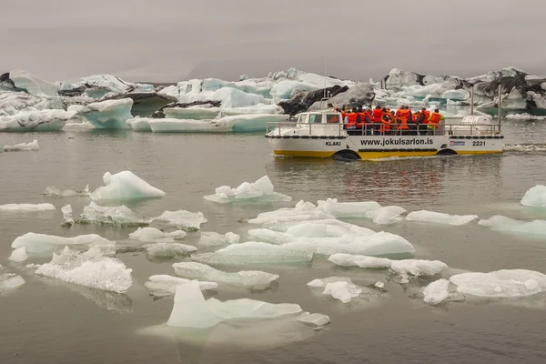 Jokulsarlon 泻湖-冰岛. — 图库照片