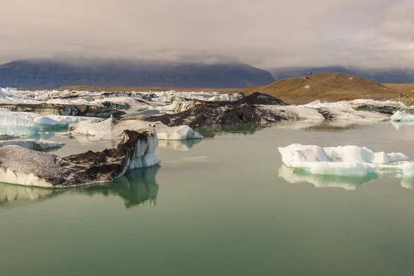 Lagoa do Jokulsarlon - Islândia . — Fotografia de Stock