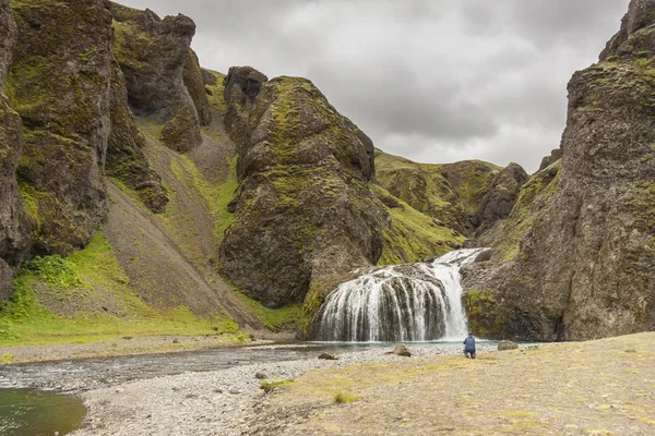 Ruisseau Mountain - partie sud de l'Islande . — Photo