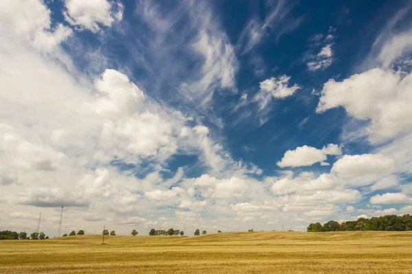 Vista de polonês rural — Fotografia de Stock