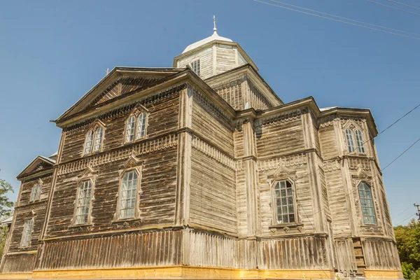 Pobirka in der nähe von uman alte hölzerne orthodoxe kirche - ukraine, europa. — Stockfoto