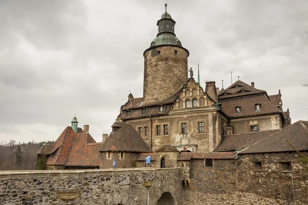 Schloss czoch in lesna - polen. — Stockfoto