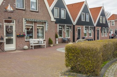 Urk town tipik Hollanda şehir.