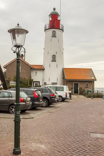 Deniz feneri urk Town - Hollanda. — Stok fotoğraf