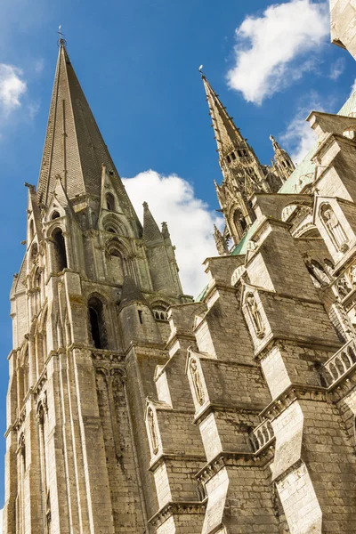 Cathedral of Our Lady of Chartres (Cathédrale Notre-Dame de Cha — Stock Photo, Image