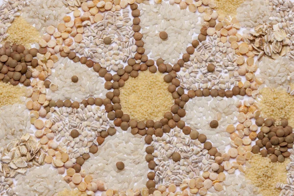Food Mandala wheel — Stock Photo, Image