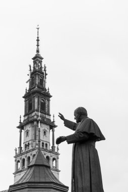 Heykel Papa John Paul II - Czestochowa, Polonya.