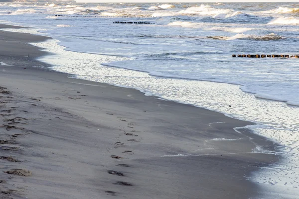 Strand mielno - Lengyelország. — Stock Fotó