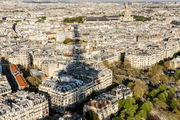 Вид с Эйфелевой башни - Париж — стоковое фото