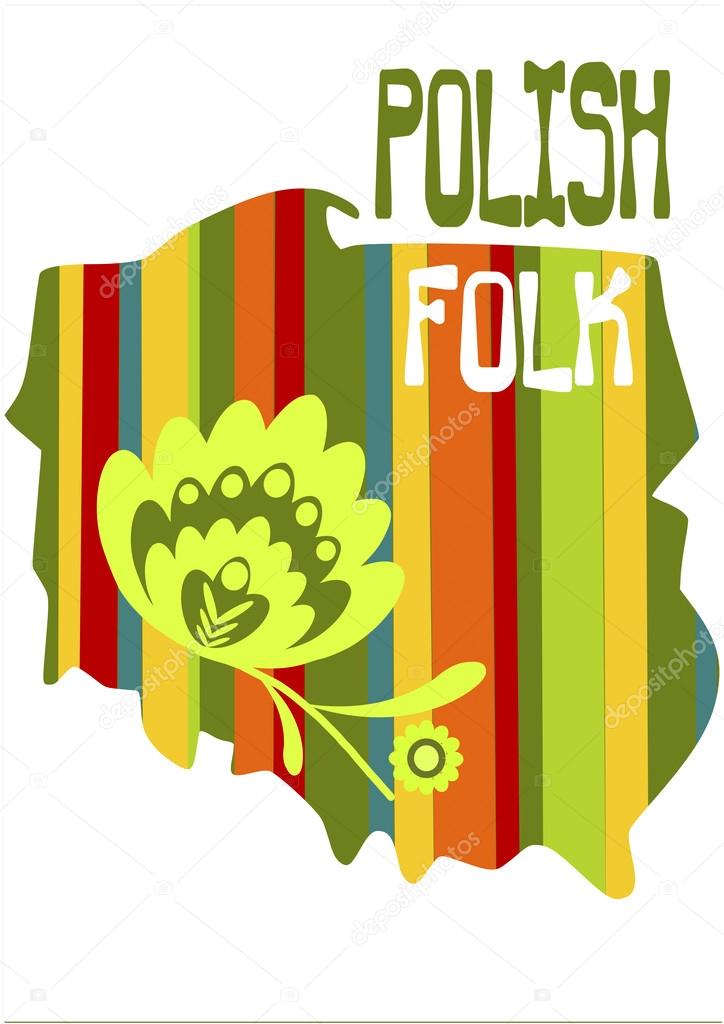 Polish folk - vector illustration.