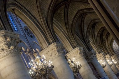 iç katedral notre Dame - paris.