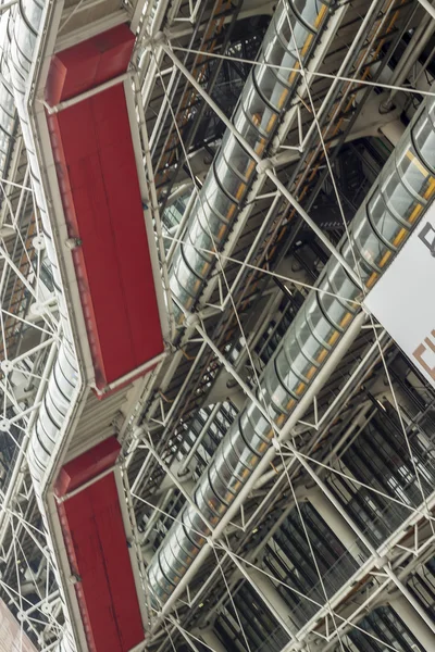 Centrum georges pompidou - Paryż. — Zdjęcie stockowe