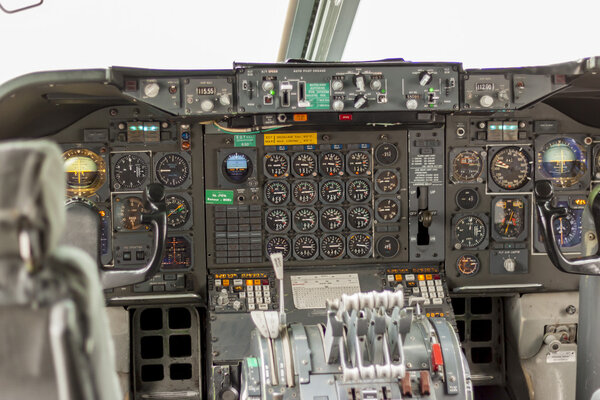 Plane cockpit 