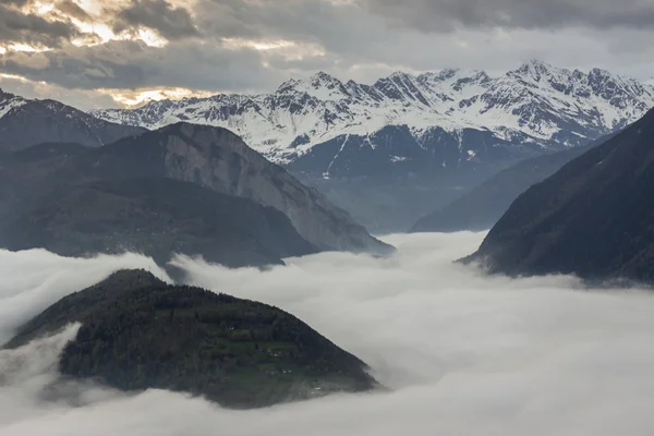 Rhonetal - Schweiz. — Stockfoto