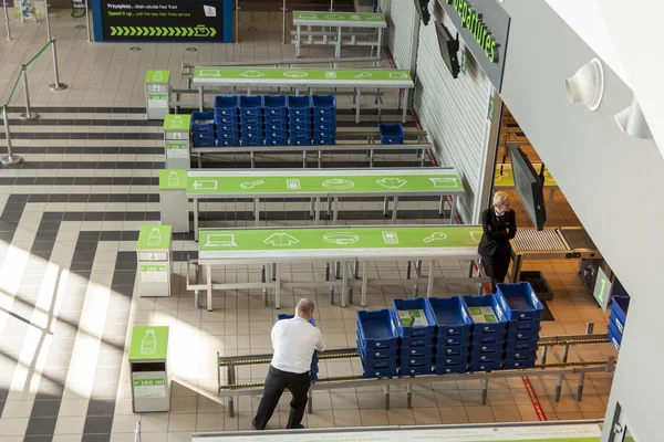 Interior of Katowice International Airport - Pyrzowice, Poland. — Zdjęcie stockowe