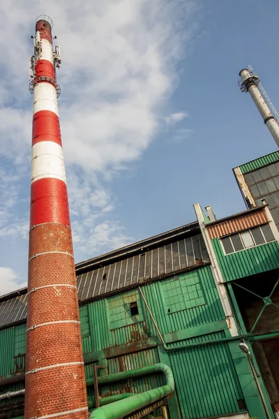 Centrale elettrica a carbone - Polonia . — Foto Stock