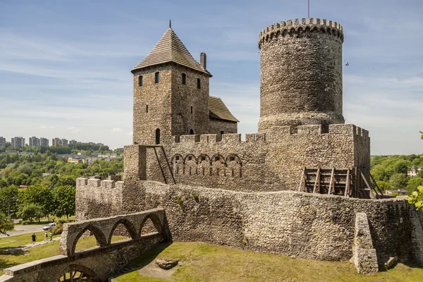 Mittelalterliche Burg - bedzin, poland, europa. — Stockfoto