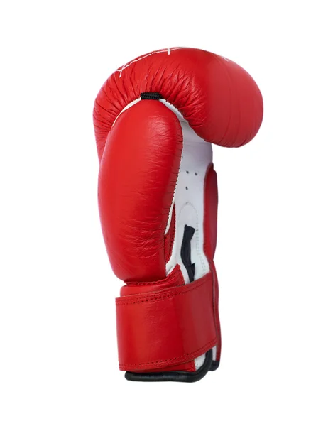 Червоно-біла боксерська рукавичка — стокове фото
