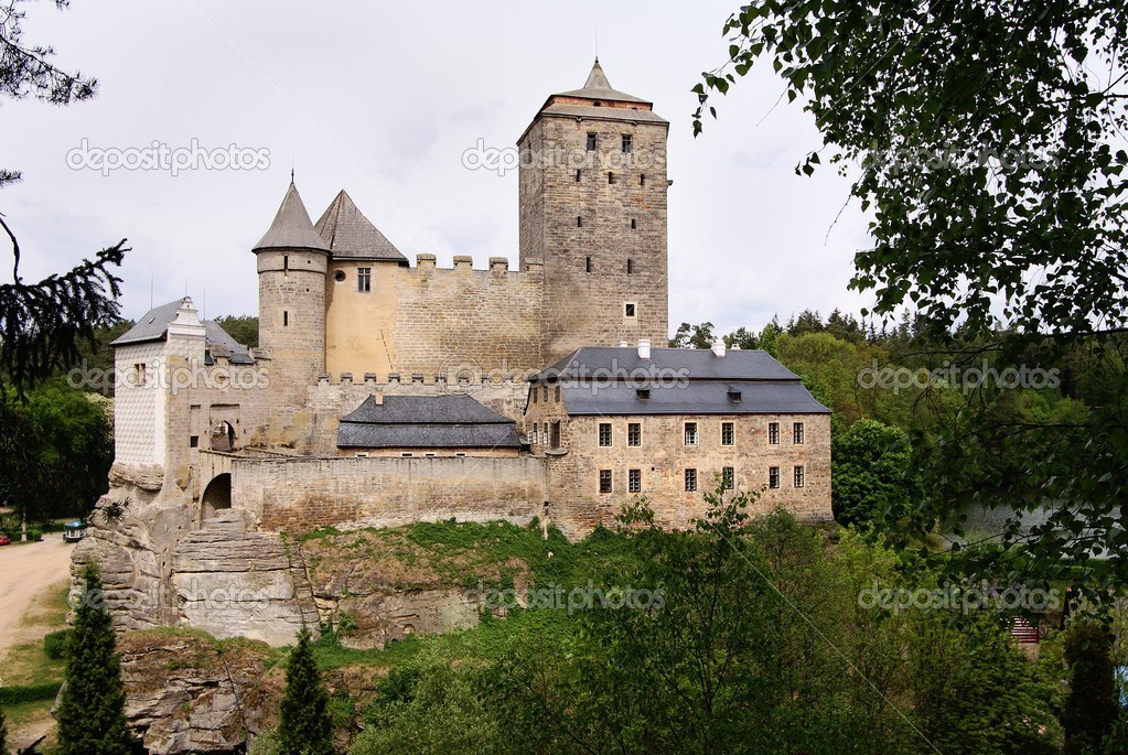 Hrad Kost Burg Kost Tschechien Europa — Stockfoto © prudek 13632814
