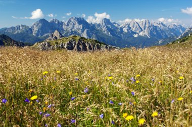 karnische alpen veya alpi carniche - dolomiti - İtalya üzerinden görüntülemek