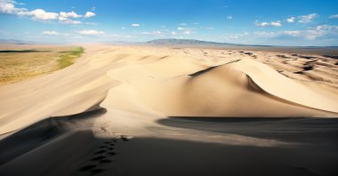 desert of Mongolia clipart