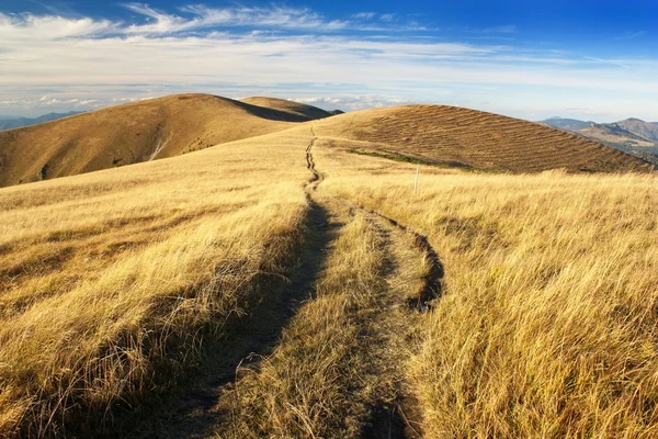 Evening view of Velka Fatra mountains - Carpatian mountains - Slovak Republic. — Stock Photo, Image