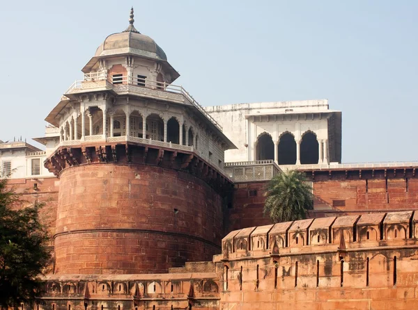 Het fort van agra is een unesco world heritage site gelegen in agra, india — Stockfoto
