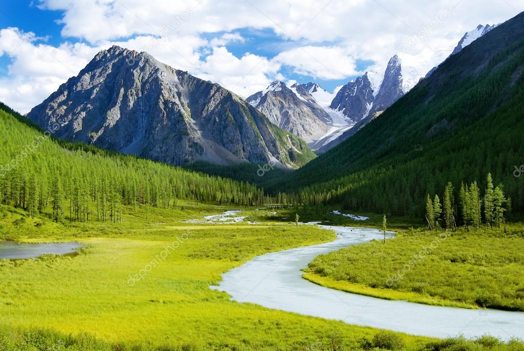 Altai mountain - savlo or szavlo valley - Russia