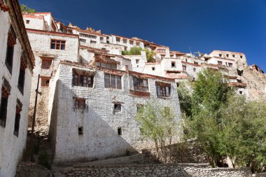 karsha gompa - Budist manastırda zanskar vadi - ladakh - jammu ve Keşmir - Hindistan