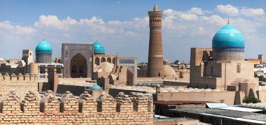 Buhara ark - Özbekistan üzerinden panoramik