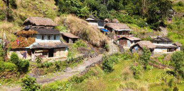 güzel köy Batı Nepal