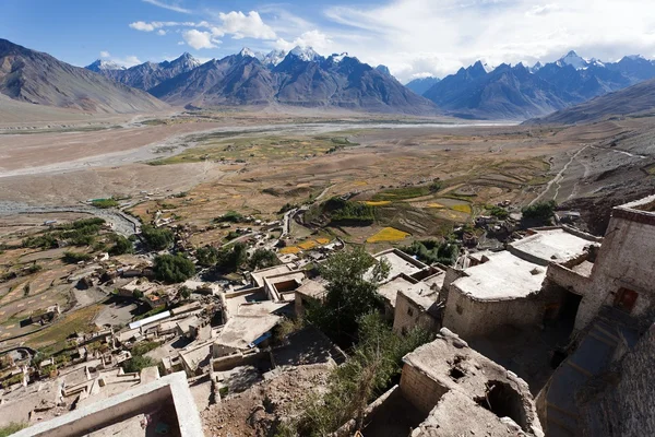 Karsha gompa - monastero buddista nella valle Zanskar - Ladakh - Jamu e Kashmir - India — Foto Stock