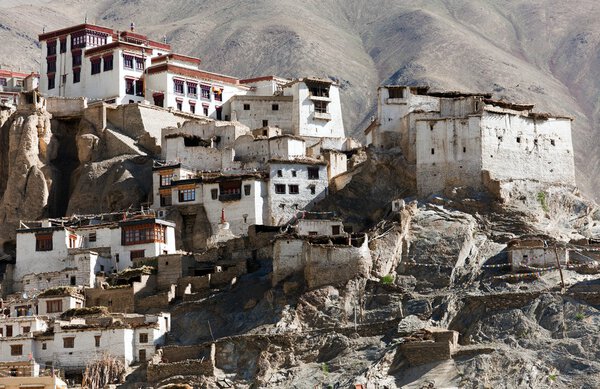Lamayuru gompa - buddhist monastery in Indus valley - Ladakh - Jamu and Kashmir - India